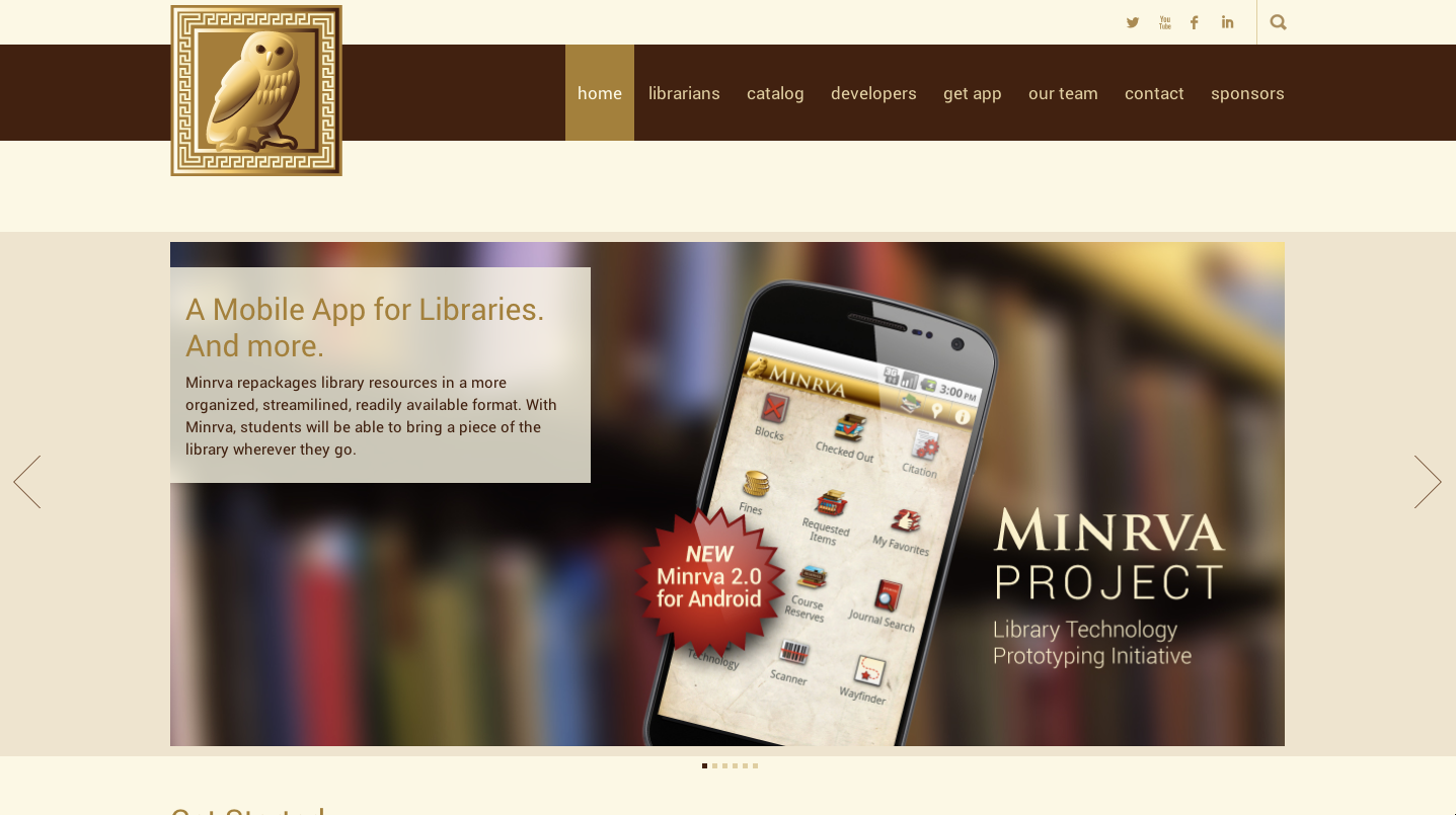 Minrva home page